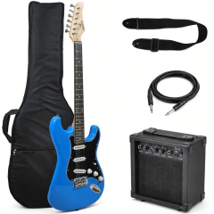 Guitarra Electrica Stratocaster Eagle Amplificador 10w Funda - comprar online