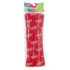 LIMPIA PIPA PASCUA 100 PIEZAS ROJO