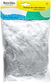 PLUMAS BARRILITO 18 GRAMOS BLANCO
