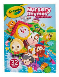 LIBRO COLOREAR CRAYOLA NURSERY RHYMES