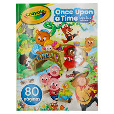 LIBRO COLOREAR CRAYOLA ONCE UPON TIME