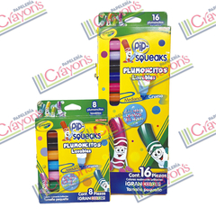PLUMONES CRAYOLA PIP SQUEAKS 8PIEZAS en internet