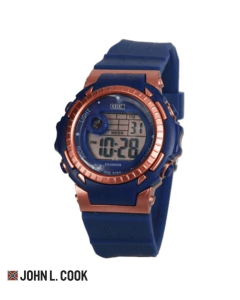 Reloj John L. Cook Unisex Digital Sport Caucho 9498