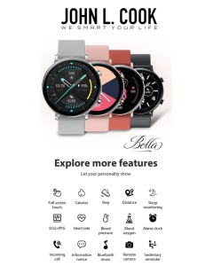 Smartwatch John L. Cook Bella - tienda online