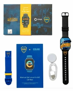 Smartwatch Colmi Oficial Boca Jrs. C8 Max + Correa Extra + fondos exclusivos COC8MBOCABK - Joyel