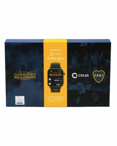 Smartwatch Colmi Oficial Boca Jrs. C8 Max + Correa Extra + fondos exclusivos COC8MBOCABL - Joyel