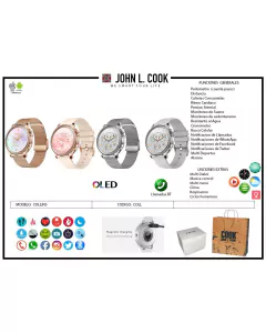 Imagen de Smartwatch John L. Cook Collins Mesh