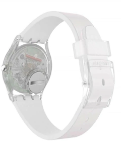 Reloj Swatch Mujer Ultrarose Ge714 Silicona Sumergible 3 Bar - Joyel