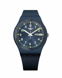 Reloj Swatch Mujer Sir Blue Gn718 Silicona Sumergible 3 Bar - comprar online