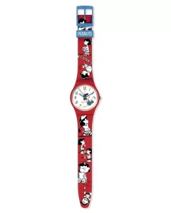Reloj Swatch Unisex Snoopy Peanuts Klunk! So28z106 - Joyel