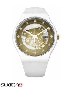 Reloj Swatch Mujer Sparkling Circle Sunray Glam Suoz148