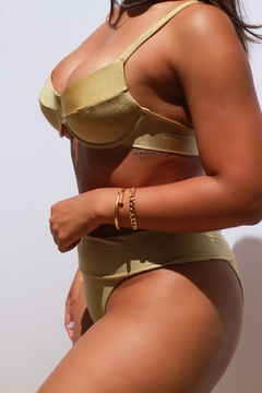 Biquíni Hot Pant 2.0 - Dourado - loja online