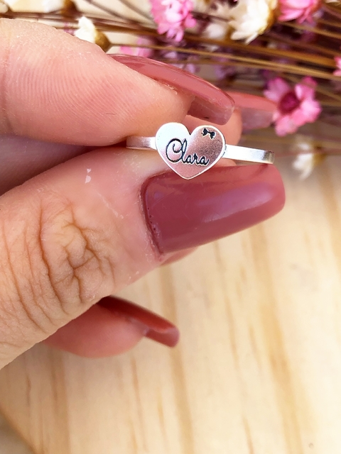 Anel Personalizado Prata