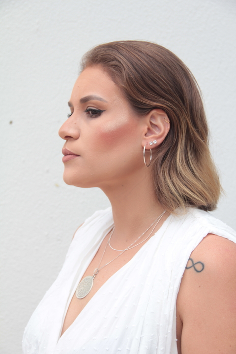 Brinco Ponto de Luz Redondo - Delicado