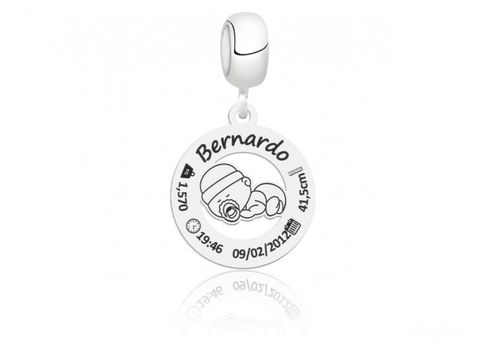 BERLOQUE PERSONALIZADO REDONDO MANDALA NASCIMENTO