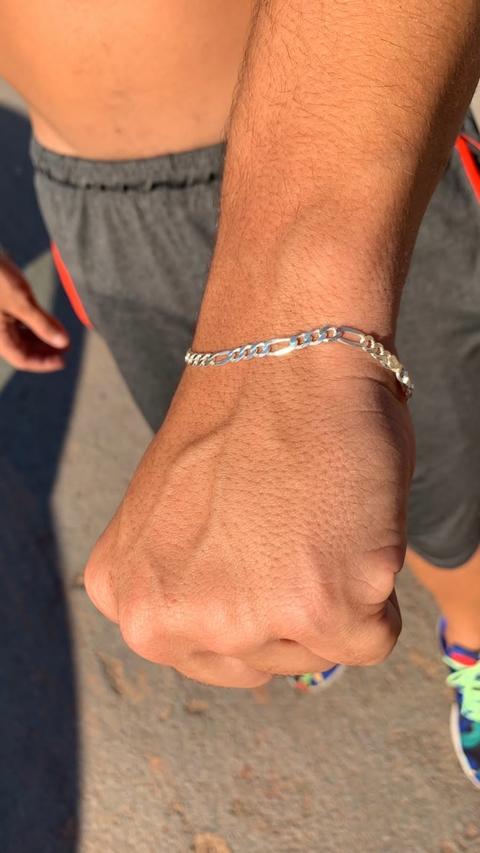 Pulseira Masculina Prata - comprar online