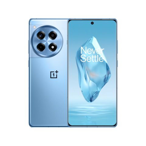 OnePlus - 12R 256GB (Unlocked) - Cool blue - Iron Gray