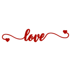 LETREIRO LOVE EM MDF E PS - DECORAÇÃO CABECEIRA DE CAMA - MODELO 1