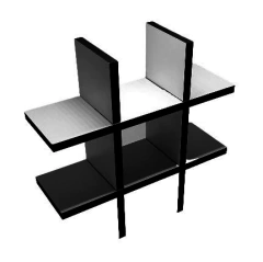 PRATELEIRA DECORATIVA JOGO DA VELHA