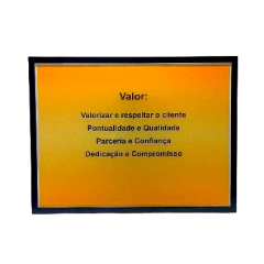 KIT QUADRO, MISSÃO, VALOR E VISÃO - Stadium Acrílicos
