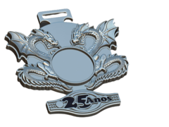 Medalha Dragão 25 anos - comprar online