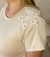 Remera estrella con perlas