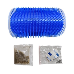 Escova Massageadora para gatos azul 