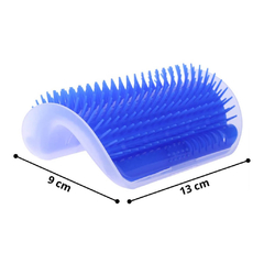 Medidas da Escova Massageadora para gatos 