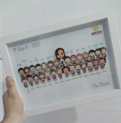Quadro Professores - De 26 a 30 alunos (Moldura Retangular) - comprar online