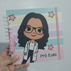 Caderno Avatar Personalizado - Professor Arco Íris