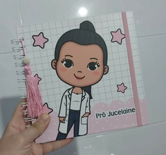 Caderno Avatar Personalizado - Professor Rosa