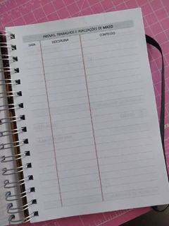 Agenda Escolar - Sonic na internet