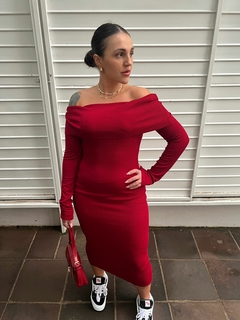 VESTIDO OMBRO A OMBRO MAHOGANY