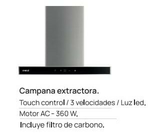 Campana extractora emege