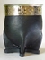 Mate Imperial de Cuero Negro y alpaca - MoraStore.shop