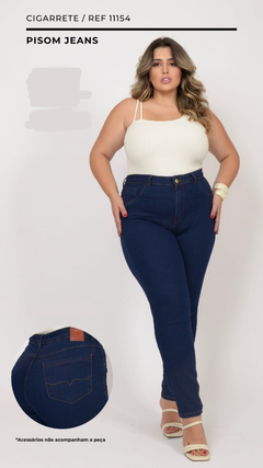 CALÇA JEANS CIGARRETE PLUS - comprar online