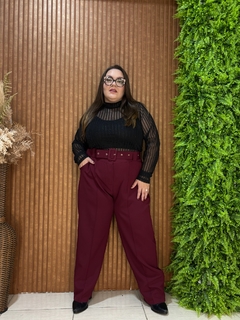 BLUSA MANGA LONGA GOLINHA TULE BRILHO na internet