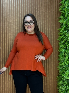 BLUSA AMPLA TELHA - comprar online