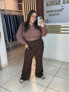 PANTALONA DE ELANCA MARROM - comprar online