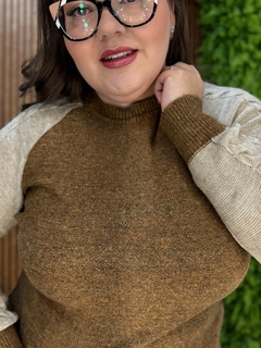 TRICÔ ANDREIA MARROM/BEGE - comprar online