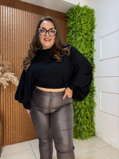 MODAL AMPLO COM GOLA PRETO - Moda Básica & Identidade Urbana