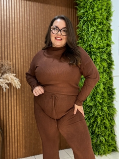 CONJUNTO MODAL MARROM - loja online
