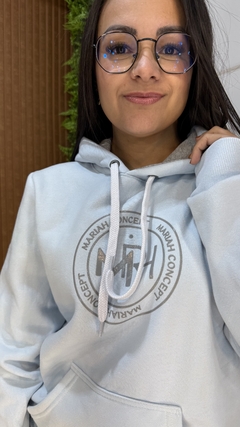 MOLETOM CANGURU MARIAH CONCEPT AZUL - Moda Básica & Identidade Urbana