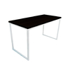 Mesa 135X79 Branca + Preto - M13579BCOPTO