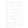 Estante Cruzada 180x120x30cm Branco + Branco - ESTCRU18012030BCOBCO