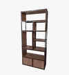 Estante Nicho Gaveta 210x95x35cm Preto + Carvalho Hannover - ESTNG2109535PTOCAR