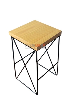 Banqueta X 70X34CM PINUS - BANQX7034PTOPINUS
