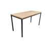 Mesa 120x79 Preto com Carvalho
