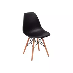 Mesa + 1 banco + 2 cadeiras eames- 135x79- Preto + Carvalho Hannover - M1B2C13579PTOCAR na internet