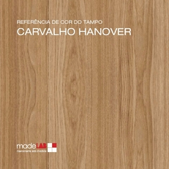 MESA CABIDEIRO 120X50X100CM BRANCO + CARVALHO HANOVER - MC12050100BCOCAR - loja online